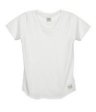 Load image into Gallery viewer, (Sold Out) Supima® Casually Cool Raw Hem Tee, Ghost White