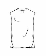 Load image into Gallery viewer, (Sold Out) Supima® Sleeveless Sundays Raw Hem, Olive Tree