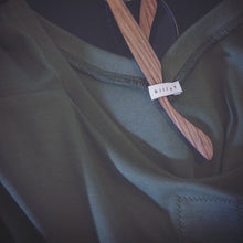 Load image into Gallery viewer, (Sold Out) Supima® V Neck Tee, Olive Tree