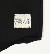 Load image into Gallery viewer, (Sold Out) Supima® Casually Cool Raw Hem Tee, Vanta Black