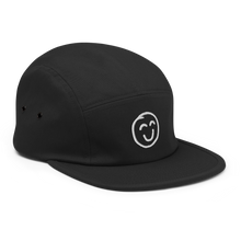 Load image into Gallery viewer, (Sold Out) Five Panel Low-Pro, Happy Hat, White Embroidery