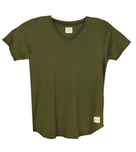 Load image into Gallery viewer, (Sold Out) Supima® V Neck Tee, Olive Tree
