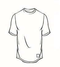 Load image into Gallery viewer, Supima® Distressed Holey Tee, Vanta Black (sold out - restock soon)