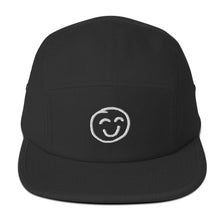 Load image into Gallery viewer, (Sold Out) Five Panel Low-Pro, Happy Hat, White Embroidery